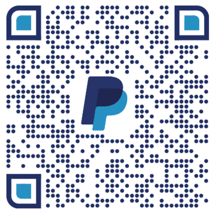 Donate via PayPal QR code